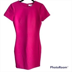 Likely hot pink bodycon dress